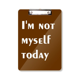 thumbnail image 1 of No por mi mal humor Portapapeles Carpeta de escritura Placa de soporte A4, 1 of 4