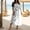 Dresses-271White, variant on Gamivast Plus Size Dresses for Women V-Neck Short Sleeve Maxi Dress Floral Dress Loose Fit Long Dress Boho Beach Dress Vacation Sundress Resort Wear for Cruise Light Blue XL
