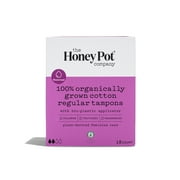 The Honey Pot Company Regular Organic Bio-Plastic Applicator Tampon