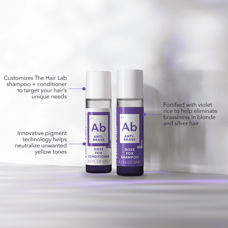 The Hair Lab Anti-Brass Custom Shampoo and Conditioner Dose Set