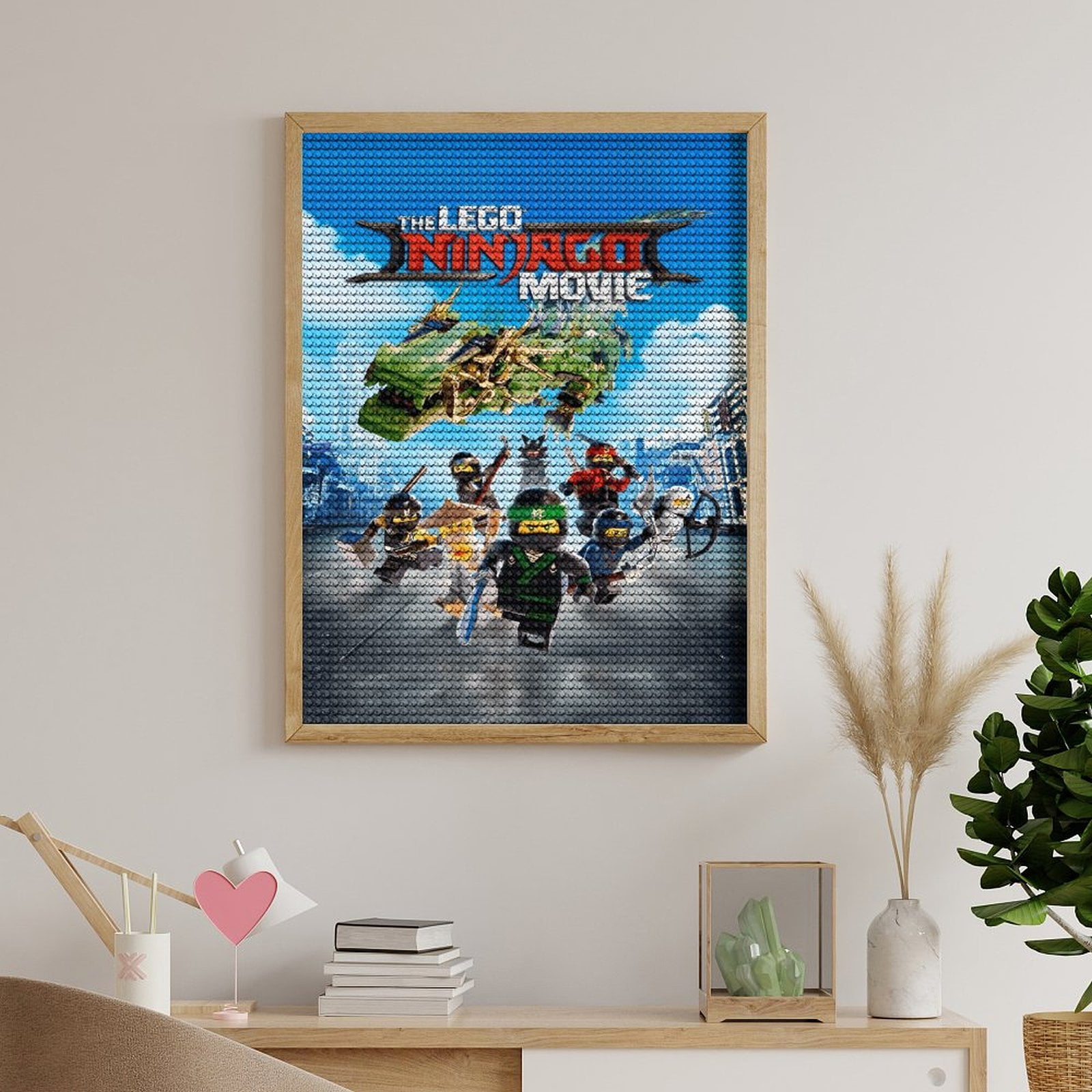 d*7様 ELT ポスターセット Ninjago Diamond Art Kits for Adults Beginners Round 5D Paint with