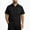 Black, variant on Cargo Polo Shirt Mens Summer Short Sleeve Button Plain Shirts for Men Outdoor Leisure Collared