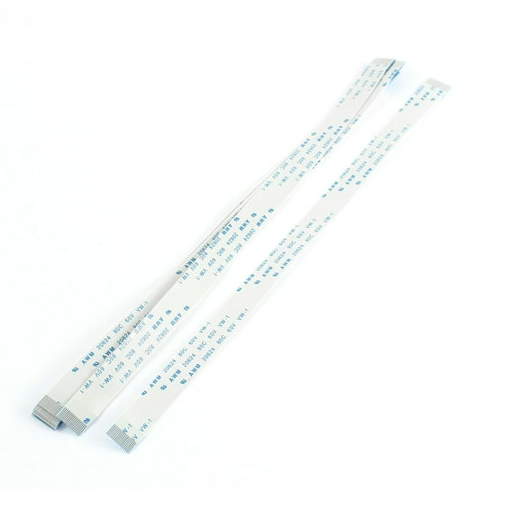 Uxcell A Type AWM 20624 80C 60V VW-1 Flexible Flat Cable FFC 0.02" Pitch 18 Pin 7.87" 10Pcs