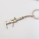 thumbnail image 2 of Llavero con forma de calibrador para parejas, llavero con forma de anillo, ideal para amantes., 2 of 4