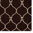 thumbnail image 4 of Rugsotic Carpets Hand Tufted Wool Eco-Friendly 4'x6' Area Rugs Rectangle Brown Beige Geometric Modern High Pile Thick Handmade Anti Skid Indoor Rug for Living Room, Bedroom K01004, 4 of 5