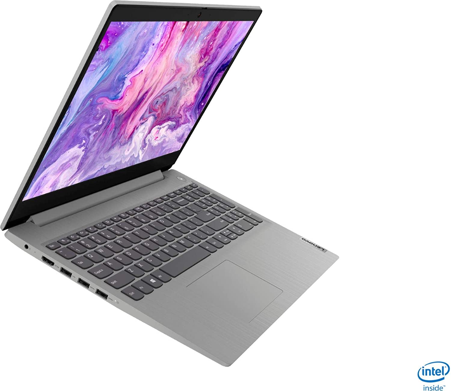 Lenovo - IdeaPad 3 15" Laptop - Intel Core i3-1005G1 - 8GB Memory - 256GB SSD - Platinum Grey - 81WE011UUS - image 4 of 6