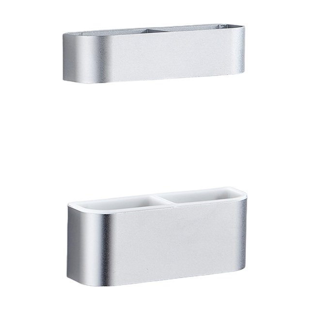 estante de almacenamiento sin perforaciones De La Puerta Del Hogar Soporte De Drenaje Soporte De Almacenamiento Estante Conjunto De Plata
