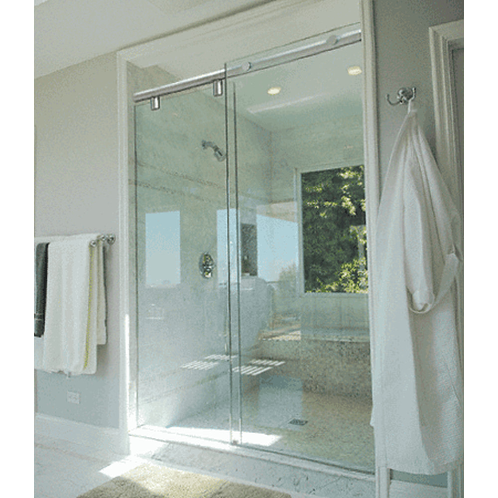 CRL HYDK84CH Chrome 84" Hydroslide 180 Degree Sliding Shower Door Kit