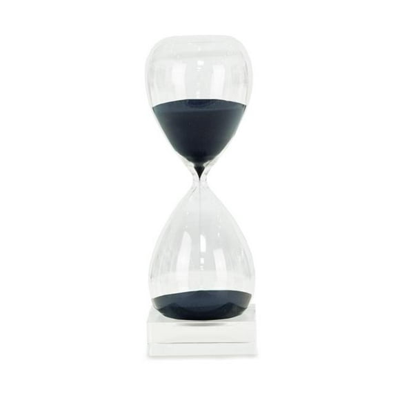 Minuterie Internationale de 60 Minutes de Sable de Base de Cristal Marine