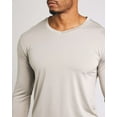 thumbnail image 5 of Real Essentials 4 Pack: Men's Dry Fit Long Sleeve V-Neck Active T-Shirt - Athletic Outdoor UPF 50+ (Available in Big & Tall), 5 of 6