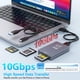 thumbnail image 3 of Lector de tarjetas de memoria Rocketek CFexpress tipo B/XQD/SD USB 3.2, 3 of 7