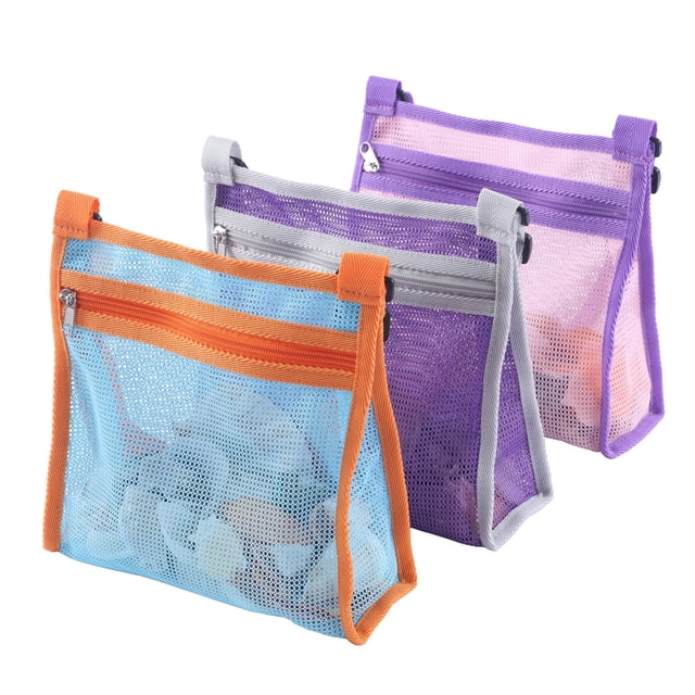 Bolsa de playa LEAFOREST de malla con correa ajustable 23 x 7 x 23 cm