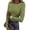 Light Green #044, variant on 2026 Long Sleeve Leopard Shirts for Women Crew Neck Tops for Everyday Wear, L
