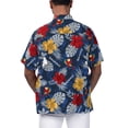 thumbnail image 2 of Men's Margaritaville Navy Seattle Mariners Island Life Floral Party Button-Up Shirt, 2 of 2