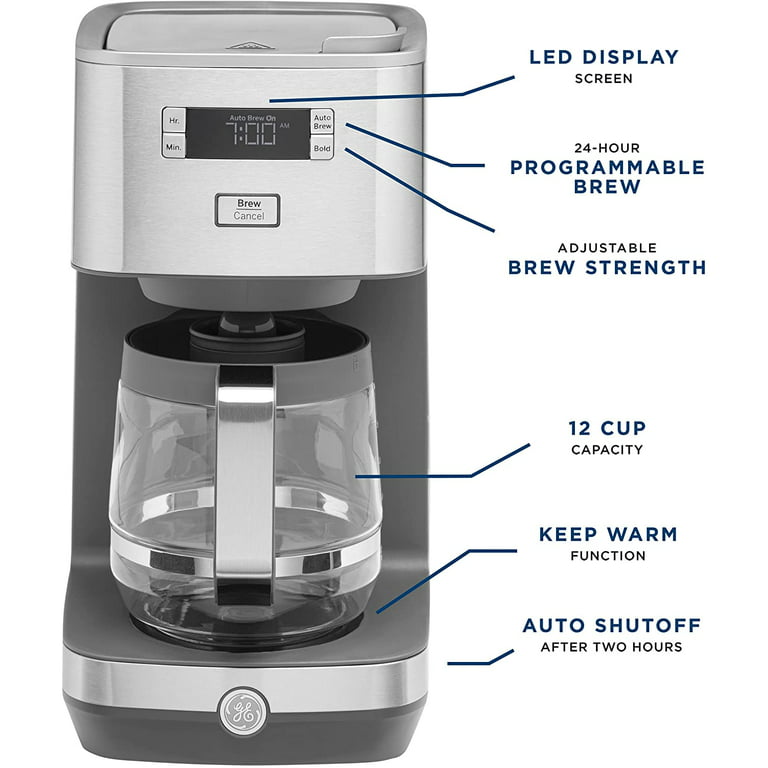 Ninja 12-Cups Automatic Drip Coffee Maker Silver, 1 ct - Gerbes