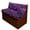 Bat Purple, variant on FOR U DESIGNS Pumpkin Daisy Dahlia Flower Pattern 3 Pieces RV Dinette Cushion Covers with Pillowcase, Washable Camper Cushion Slipcovers Replacement Sofa Cushions Slipcovers for Travel Trailer Couch