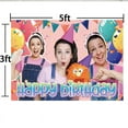 thumbnail image 6 of Ms Rachel Party Supplies for Photography Taspestry Post Backdrop Banner Background Birthday Decorations, 6 of 6