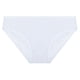 thumbnail image 1 of Gibobby Lencería de encaje Ropa interior deportiva informal de talle bajo de color liso para mujer(Blanco M), 1 of 2