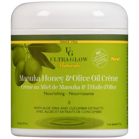 Ultra Glow Naturals Miel de Manuka et huile d'olive Crème, 6 fl oz