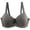 Gray, variant on Bras for Women Plus Size Seamless Lift Bralettes for Women Thin Style Anti-Sagging Comfortable Solid Color Everyday Bras Soft and Comfortable for Daily Commute Black 80