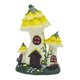 thumbnail image 2 of Estatua de casa de setas, figura de jardín, escultura en miniatura, adorno hecho de material duradero Amarillo, 2 of 9