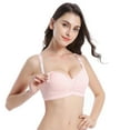 thumbnail image 2 of WAJCSHFS Maternity Bra Women Plus Size Nursing Sleep Bra for Breastfeeding (Pink,m/36/80), 2 of 5