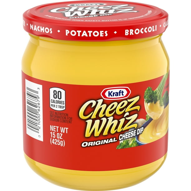 Kraft Cheez Whiz Original Cheese Dip, 15 oz Jar