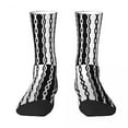 thumbnail image 3 of Mod Two T Socks Chain Link Funny Stockings Ladies Comfortable Outdoor Sports Socks Autumn, 3 of 7