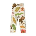thumbnail image 5 of Balery Monkeys in the Jungle print Men's Pajama Pants,Ultra Lightweight Pjs,Lounge Pant-Large, 5 of 9
