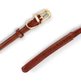 thumbnail image 5 of OOPSDOGGY Rolled Leather Dog Collar Reflective Soft Padded Pet Collar for Small Medium Large Breed Dogs Adjustable, Brown, 5 of 6