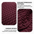 thumbnail image 4 of Moonlight20015 Twin Quilt Set Reversible Lightweight Bedspread with 1 Shams All-Season Comfort in Burgundy, 4 of 7