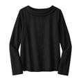 thumbnail image 3 of Womens Clothing Kelon Ladies Tops and Blouses Long Sleeve Cowl Neck Going Out Clothes Outfits 2026 Fashion Clothes Vacation Outfits, S, 3 of 5