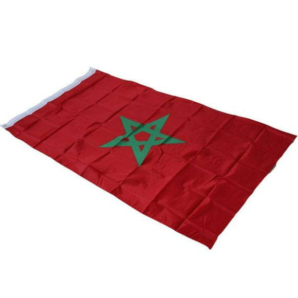 XZNGL NEW 3X5 MOROCCO FLAG 3'X5' 3FT X 5FT MOROCCAN NEW