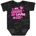 thumbnail image 3 of Inktastic My Aunty Loves Me with Hearts and Kiss Boys or Girls Baby Bodysuit, 3 of 5
