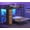 Rustic Brown, variant on Twin Over Full Bunk Bed with Desk,5 Drawers,Bunk Beds Twin Over Full Size with LED Lights & Charging Station,Storage Pockets,Safety Guardrails, Metal Bunk Beds,Space-Saving