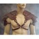 thumbnail image 3 of Armadura de hombro de guerrero vikingo medieval, hombreras de caballero samurái gladiador, cinturón de cuero de PU gótico steampunk, armadura para disfraz de cosplay, 3 of 4
