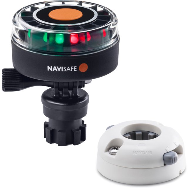 Navisafe Navilight Tricolor ligero de 2 nm con base Navimount