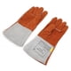 thumbnail image 2 of Guantes de soldadura espesar alargar doble capa para soldador soldador corte molienda, 2 of 5
