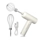 thumbnail image 1 of Injueey Batidor de huevos inalámbrico eléctrico de mano de 20W batidor de crema recargable por USB mezclador de 3 engranajes batidor de huevos de Herramientas y accesorios para hornear blanco Injueey HA007549-01B, 1 of 6
