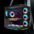 thumbnail image 2 of STGAubron Gaming Desktop, Intel Core i7-11700KF up to 5.0G, 32G DDR4, 2T SSD, Radeon RX 6800 XT 16G GDDR6, 600M WiFi, BT 5.0, RGB Fan x 7, RGB Keyboard & Mouse & Mouse Pad, W11H64, 2 of 5