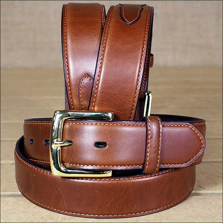 3D 30 x 1 1/2 INCH TAN MEN'S WESTERN BASIC LEATHER BELT REMOVABLE (Best 30 Inch Screen)