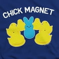 thumbnail image 2 of Easter Chick Magnet with Bunny Unisex Adult Canvas Brand T Shirt, Royal, Medium, 2 of 3