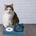 thumbnail image 6 of yotijay Pet Bowl Dog Cat Food Water Bowl Pet Dishes, Pet Feeder Pet Feeding Bowl Pet Food Feeder for Cats or Small Dogs - Bowls Double Blue, 6 of 9