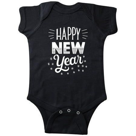 

Inktastic Happy New Year in Hand Lettering Gift Baby Boy or Baby Girl Bodysuit