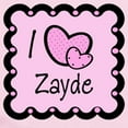 thumbnail image 2 of CafePress - I Love Zayde Infant Bodysuit - Baby Light Bodysuit, Size Newborn - 24 Months, 2 of 4