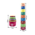 thumbnail image 1 of EDTara Stacking Cups Toy For Rabbits Multi-colored Reusable Small Animals Puzzle Toys For Hiding Food Playing, 1 of 8