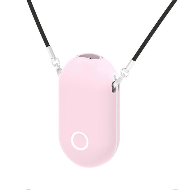 Portable Travel Negative Ion Air Purifier Portable Neck Hanging Air Purifier Necklace, Car Air Purifier, for Car, Bedroom, Office, Home Bathroom for A
