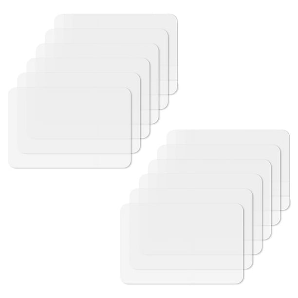 8x Tapete de Cocina Transparente, Tapete para Mesa de Café, Protector de Mesa, Manteles Individuales Impermeables
