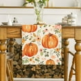 thumbnail image 6 of Thanksgiving Table Runner Fall Thanksgiving Table Runner Autumn Pumpkin Maple Leaf Plaid Kitchen Dining Table Decor for Holiday Party Decorations Fall Table Runner, 6 of 6