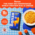 thumbnail image 2 of Banza Wheat Protein Cheddar Elbows Mac & Cheese – 16g Protein per Serving, No-Compromises Taste & Texture, Creamy & Cheesy, Powered by Chickpeas, 5.5oz, 2 of 7
